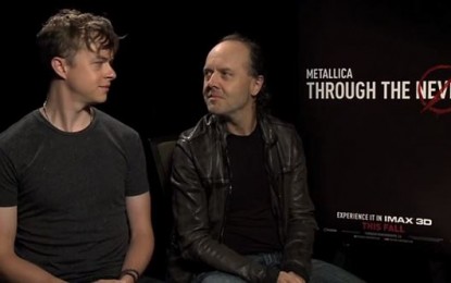 METALLICA – Lars Ulrich & Dane Dehaan talk about ‘Through The Never’ (VIDEO)