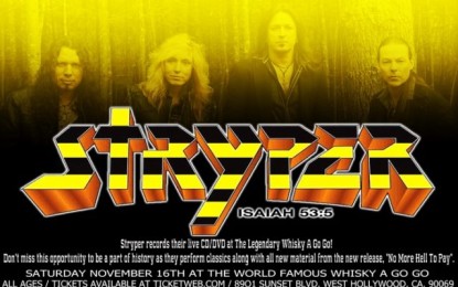 STRYPER – ‘Whisky A Go Go’ concert will be filmed for their new CD/DVD