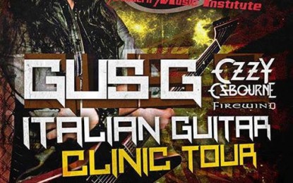 GUS G – Live video during his ‘Italian Guitar Clinic Tour’
