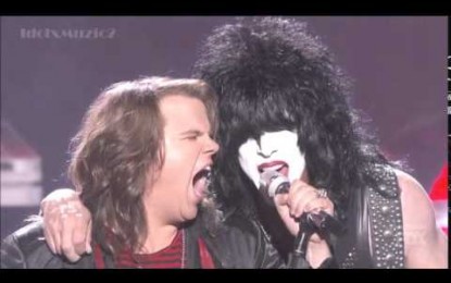 KISS – Εμφανίστηκαν στον τελικό του American Idol 13 και τραγούδισαν με τον νικητή, CALEB JOHNSON τα ‘Love Gun’ & ‘Shout It Out Loud’ (VIDEO)
