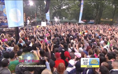 PARAMORE – Παίζουν τα ‘Ain’t It Fun’, ‘Misery Business’ & ‘Still Into You’ στο ‘Good Morning America’
