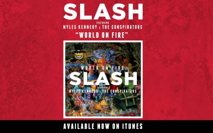SLASH ft MYLES KENNEDY & THE CONSPIRATORS – Ακούστε το ολοκαίνουργιο single ‘World On Fire’