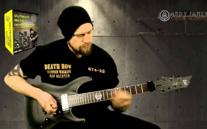 ANDY JAMES – Δείτε αποσπάσματα από το ‘Ultimate Metal Improvisation Volume 1’