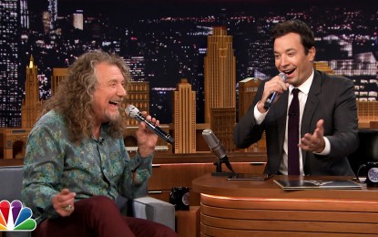 ROBERT PLANT & JIMMY FALLON – Τραγουδάνε μαζί το ‘Duke of Earl’ του GENE CHANDLER μέσω μιας iPad loop εφαρμογής