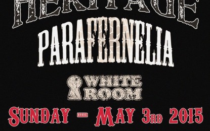 LIVE: 3/5/2015 – HERITAGE, PARAFERNELIA, WHITE ROOM @ Eightball Live Stage, Thessaloniki, Greece