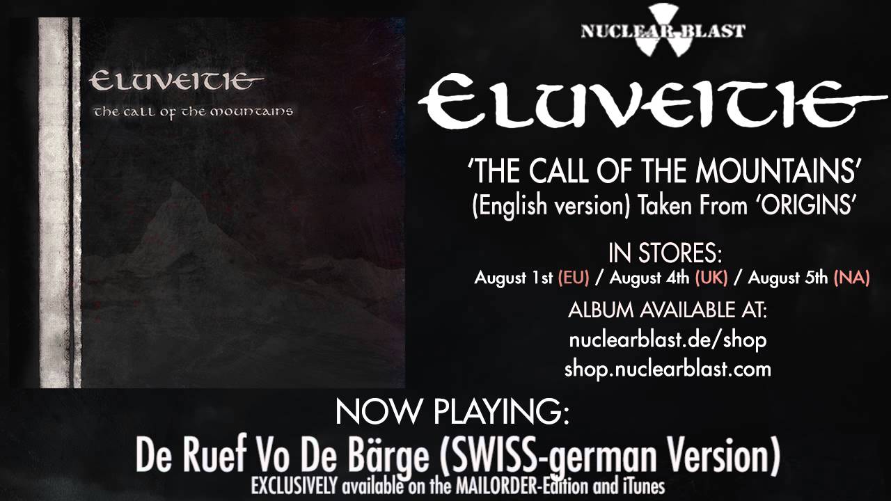 ELUVEITIE – Ακούστε το ‘The Call Of The Mountains’ από το νέο τους album ‘Origins’