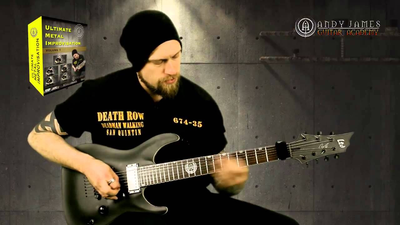 ANDY JAMES – Δείτε αποσπάσματα από το ‘Ultimate Metal Improvisation Volume 1’