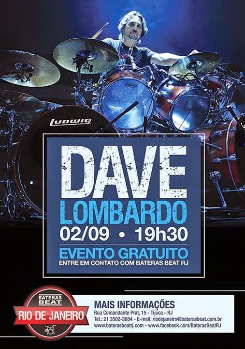 DAVE LOMBARDO – Δείτε βίντεο από το Rio De Janeiro Clinic