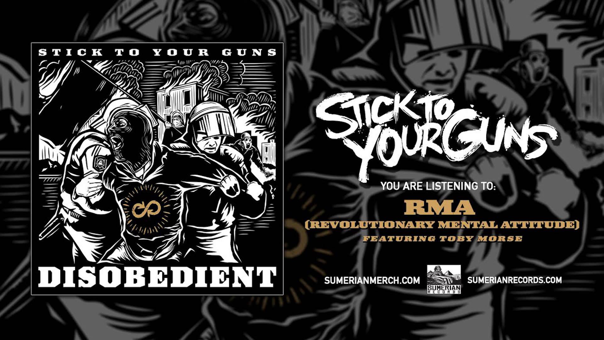 STICK TO YOUR GUNS ft. TOBY MORSE – Ακούστε το ΝΕΟ τους κομμάτι με τίτλο ‘RMA (Revolutionary Mental Attitude)’