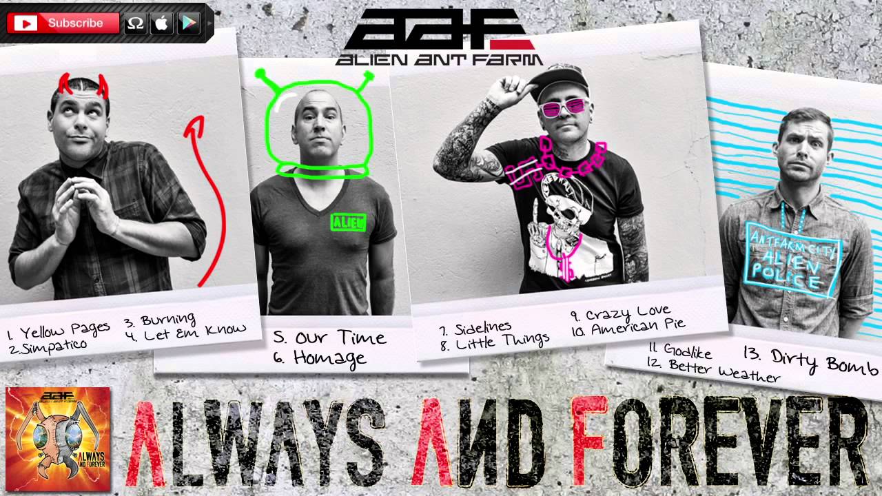 ALIEN ANT FARM – Ακούστε ολόκληρο το ΝΕΟ τους album ‘Always And Forever’