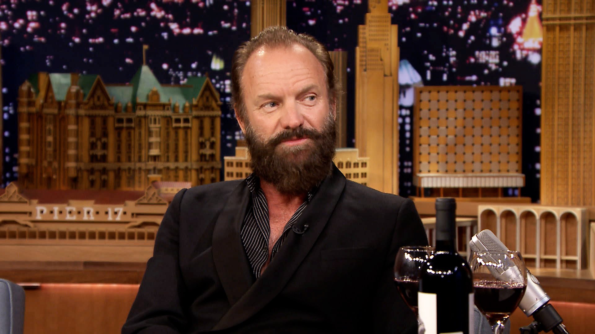 STING – Δοκιμασία κρασιού παρέα με τον JIMMY FALLON…