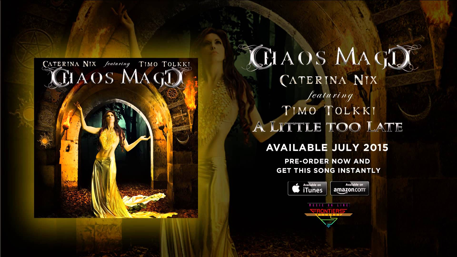 CHAOS MAGIC (Caterina Nix & Timo Tolkki) – Ακούστε το κομμάτι ‘A Little Too Late’