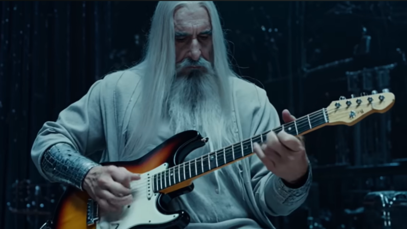 Gandalf but it’s Heavy Metal
