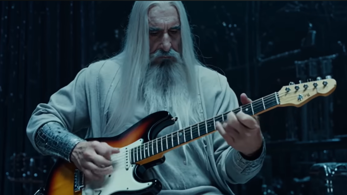 Gandalf but it’s Heavy Metal