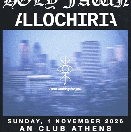 Holy Fawn (USA)+Allochiria (GR) || Live 01 November 2026 || An Club, Athens, Hellas