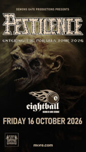 Pestilence (NL) || Live 16 October 2026 || Eightball Club, Thessaloniki, Hellas