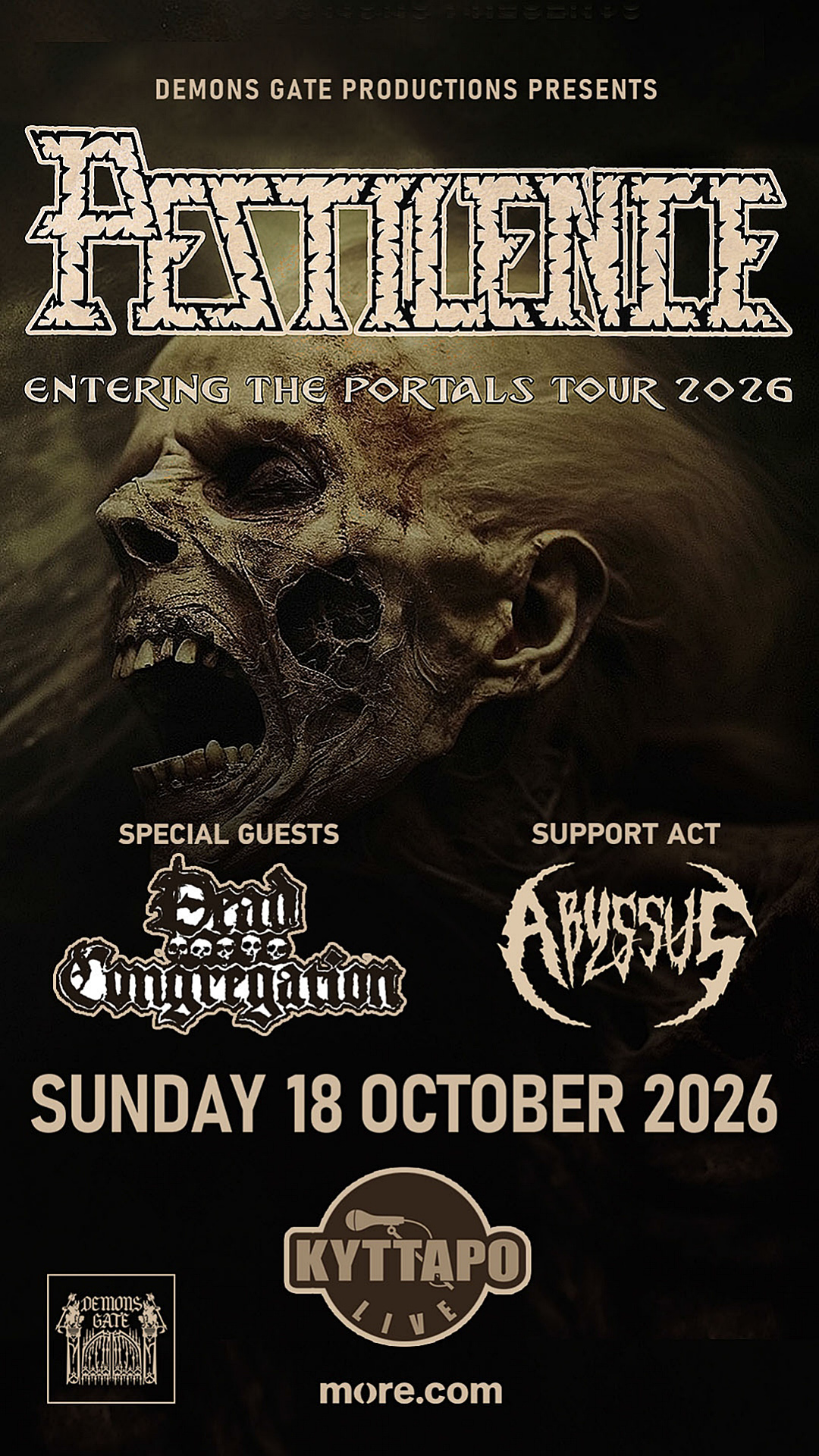 PESTILENCE LIVE KYTTARO