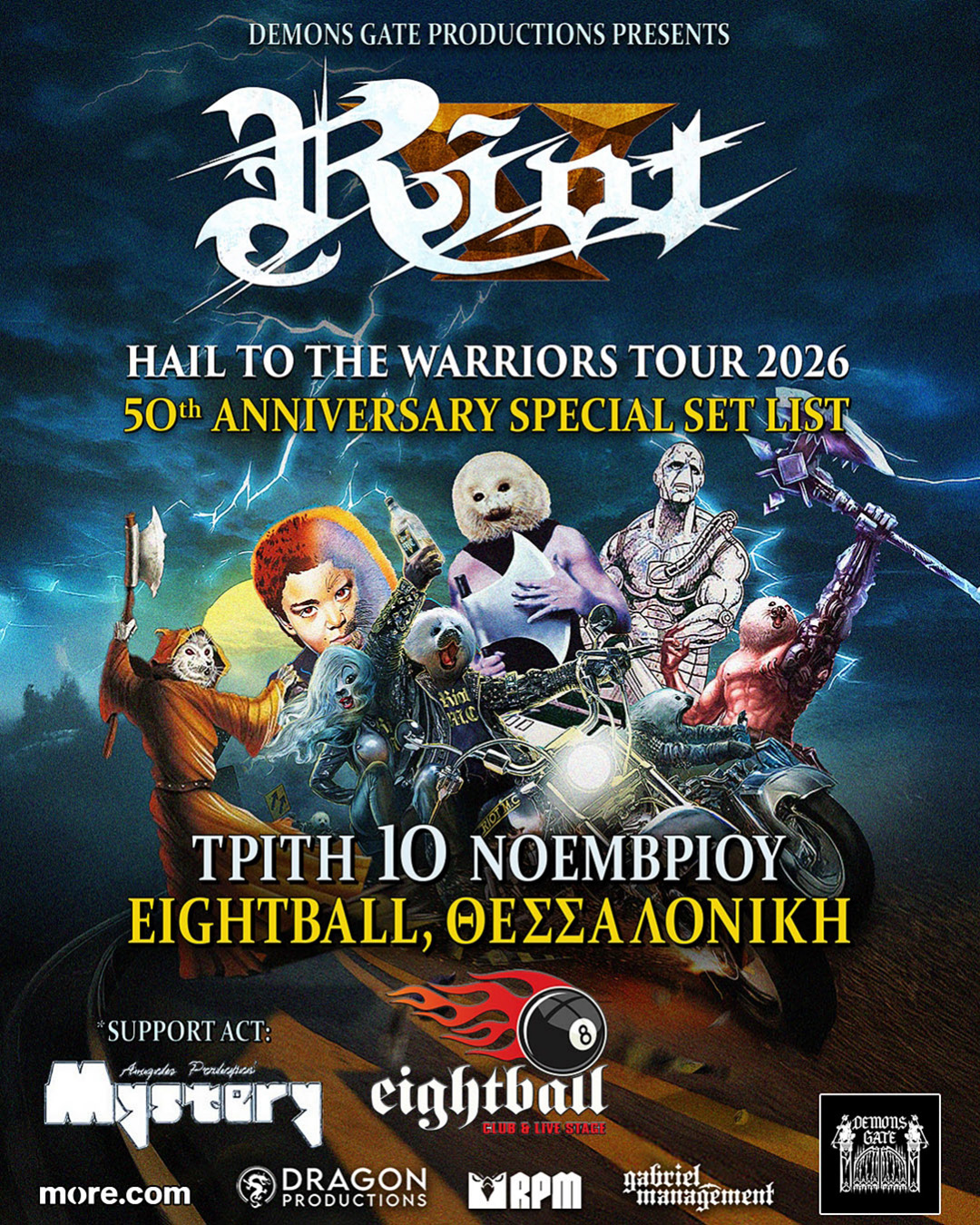 RIOT V LIVE THESSALONIKI