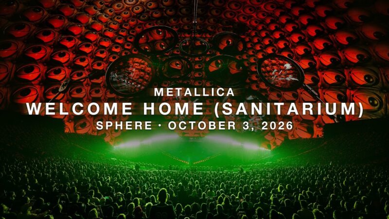 METALLICA: Δείτε βίντεο του ‘Welcome Home (Sanitarium)’ από το Las Vegas Sphere Residency (2026)